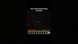 Minecraft Horror Mods Are Scary 😰 #shorts #minecraft