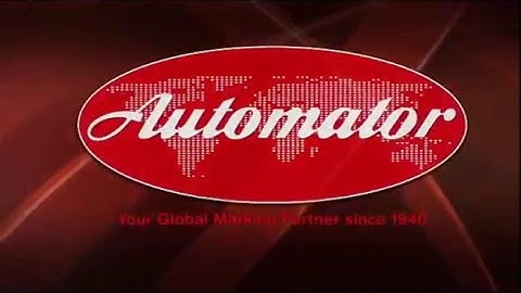 How to mark a fire exstiguisher with Automator roll marking machines