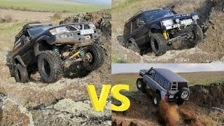 Discovery 2 vs Patrol Y61 vs Patrol Y60 TB42 Rock Climbing Off Road