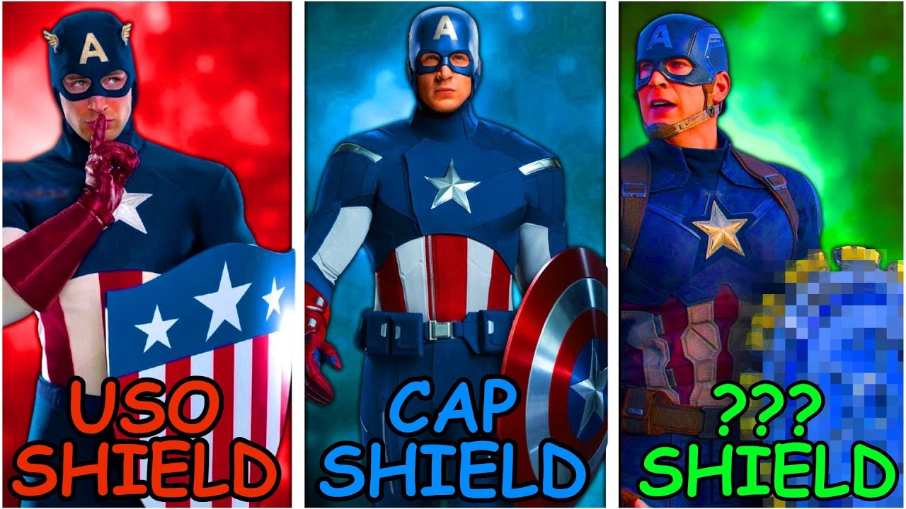 Все виды щитов Капитана Америки: объяснение за 8 минут