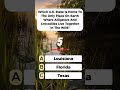 Which U.S. state is the place where alligators and crocodiles live together? 😳 #shorts #quiz #usa