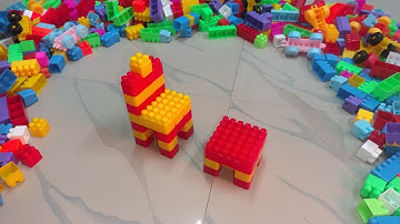 Satisfying Diy Table Chair / asmr building blocks/block game/lego building #asmr#buildingblocks#lego