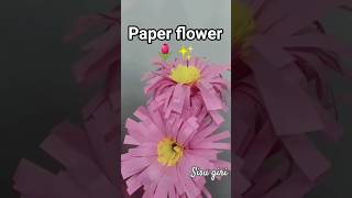 paper flower 🌸✨ | craft with paper | sisu giri #art #easy #diy  #jisooflower #flowers