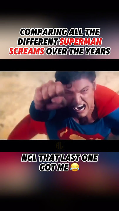 Berbagai aktor SUPERMAN berteriak/marah/terbang! Christopher Reeve, Henry Cavill, dan David Corenswet!