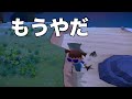 【あつ森】チョウザメを3時間追い続けたちぃとの無人島生活1日目【生放送】