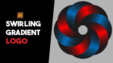 Create a Swirling Gradient Logo in Adobe Illustrator | Gradient Logo Tutorial 2023