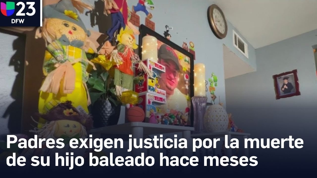 Padres en Dallas exigen justicia por la muerte de su hijo baleado hace ...