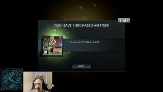 Topson rolls a Rubick Arcana but he ran out of candy so he had to recycle immortals screenshot 4