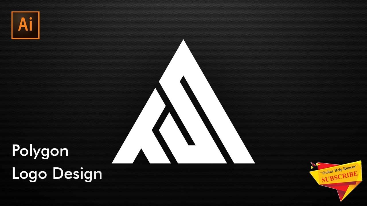 Polygon Logo Design | How To Draw Any Polygon Logo in Adobe Illustrator ...