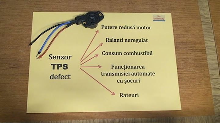 5 probleme cauzate de senzorul TPS defect în funcționarea motorului cu ardere internă
