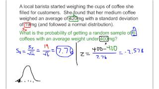 3.1.D Normal curve problems using the Central Limit Theorem