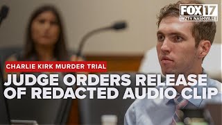 Judge Orders Release Of Redacted Audio, Transcript From Closed Tyler Robinson Hearing