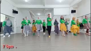 Cinta Remix 2022 Line Dance / Choreo by Tina Dany /.Demo by 7 Gym & Studio Palembang