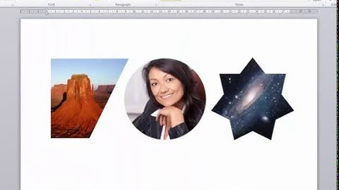 Word 2010: how to fill shapes with pictures