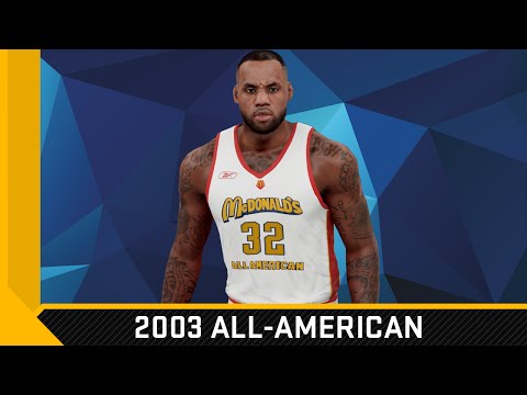 lebron james mcdonald's all american jersey