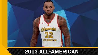 NBA 2K16 2003 McDonalds All American Jersey Tutorial (Lebron James)