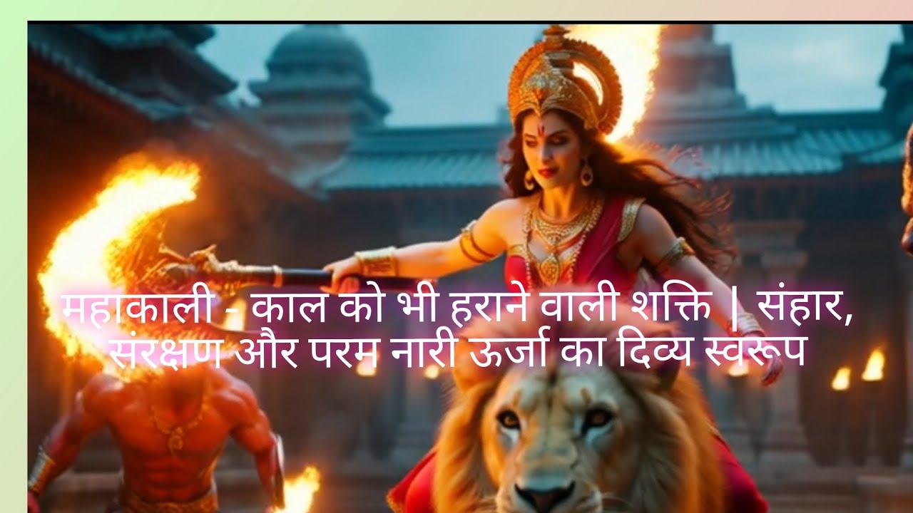 महाकाली – काल को भी हराने वाली शक्ति | संहार, संरक्षण और परम नारी ऊर्जा का दिव्य स्वरूप