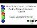 NodeListServer Installation Tutorial (Standalone)