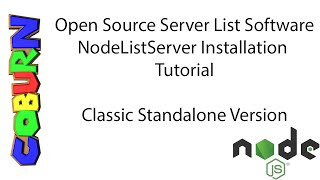 NodeListServer Installation Tutorial (Standalone)