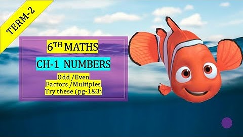 #6th Maths //# Term - 2 /ch - 1 Numbers// Part -1 // odd & even , #HCF & #LCM // #mathsinall
