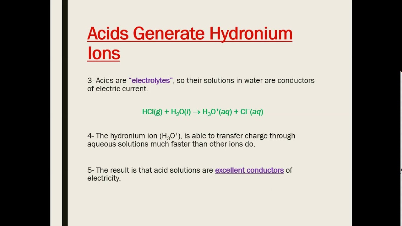 Acids & Bases Part 1 - YouTube