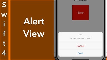 Alert View (Swift 4 + Xcode 9.0)