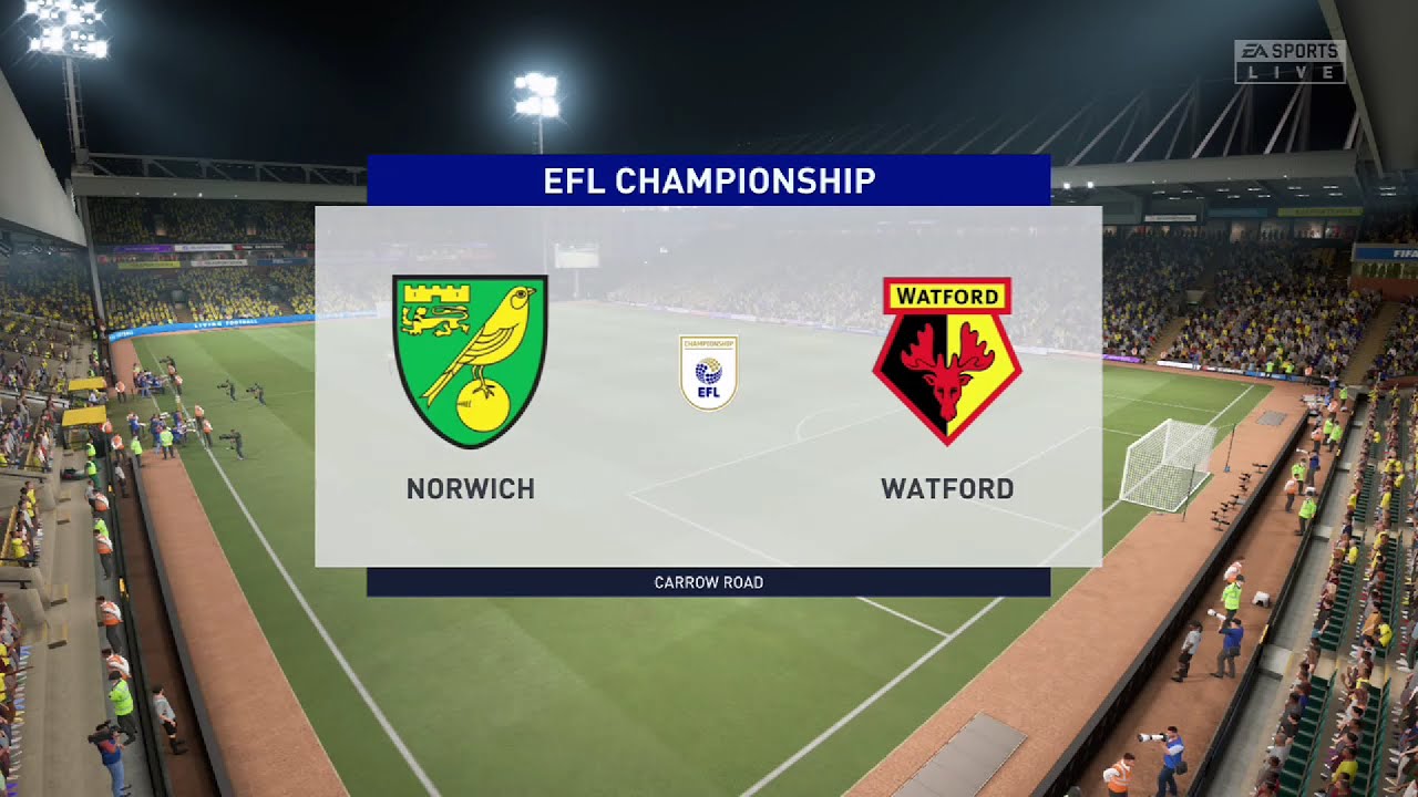 Norwich City vs Watford | EFL Championship (20/04/2021) | Fifa 21