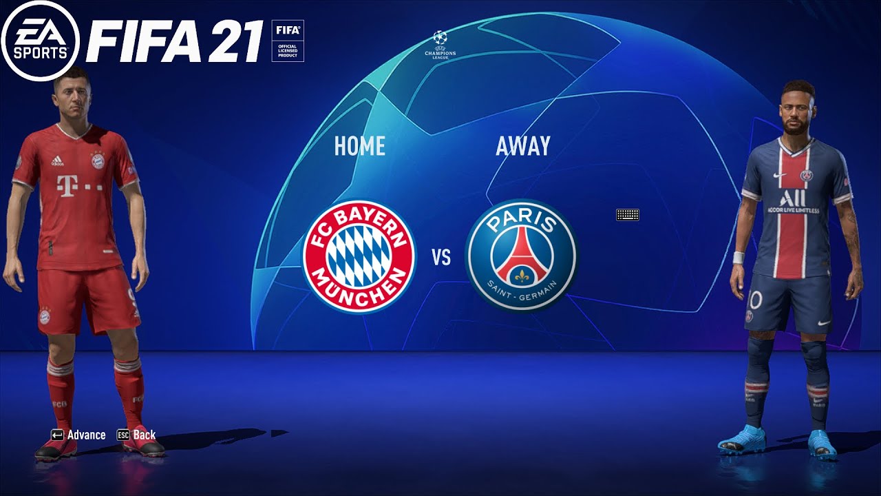 FIFA 21  Bayern Munich Vs PSG  Quarter Final  UEFA Champions League