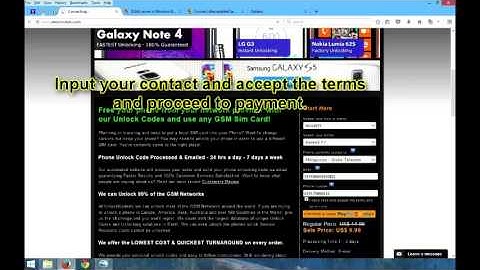 How to Unlock Huawei Ascend P7 from Philippines - Globe Telecom by Unlock Code - UnlockCode4U.com
