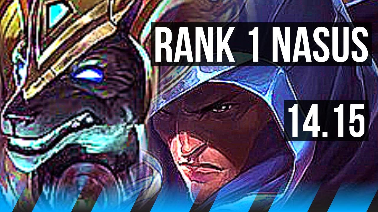 NASUS vs TALON (MID) | Rank 1 Nasus, 9/3/6, Rank 29 | TR Challenger | 14.15