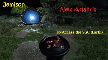 STARFIELD MOD How to Access the SGC (Earth) from New Atlantis (Jemison)