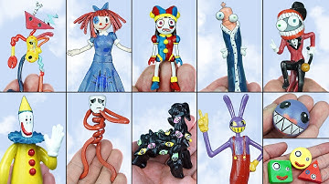 Making THE AMAZING DIGITAL CIRCUS PILOT All Sculptures Timelapse