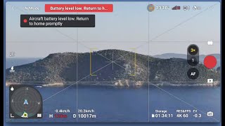 10+ km Range Drone Flight with DJI Air 3 0ver the sea in Greece: Captivating Aerial Adventure!