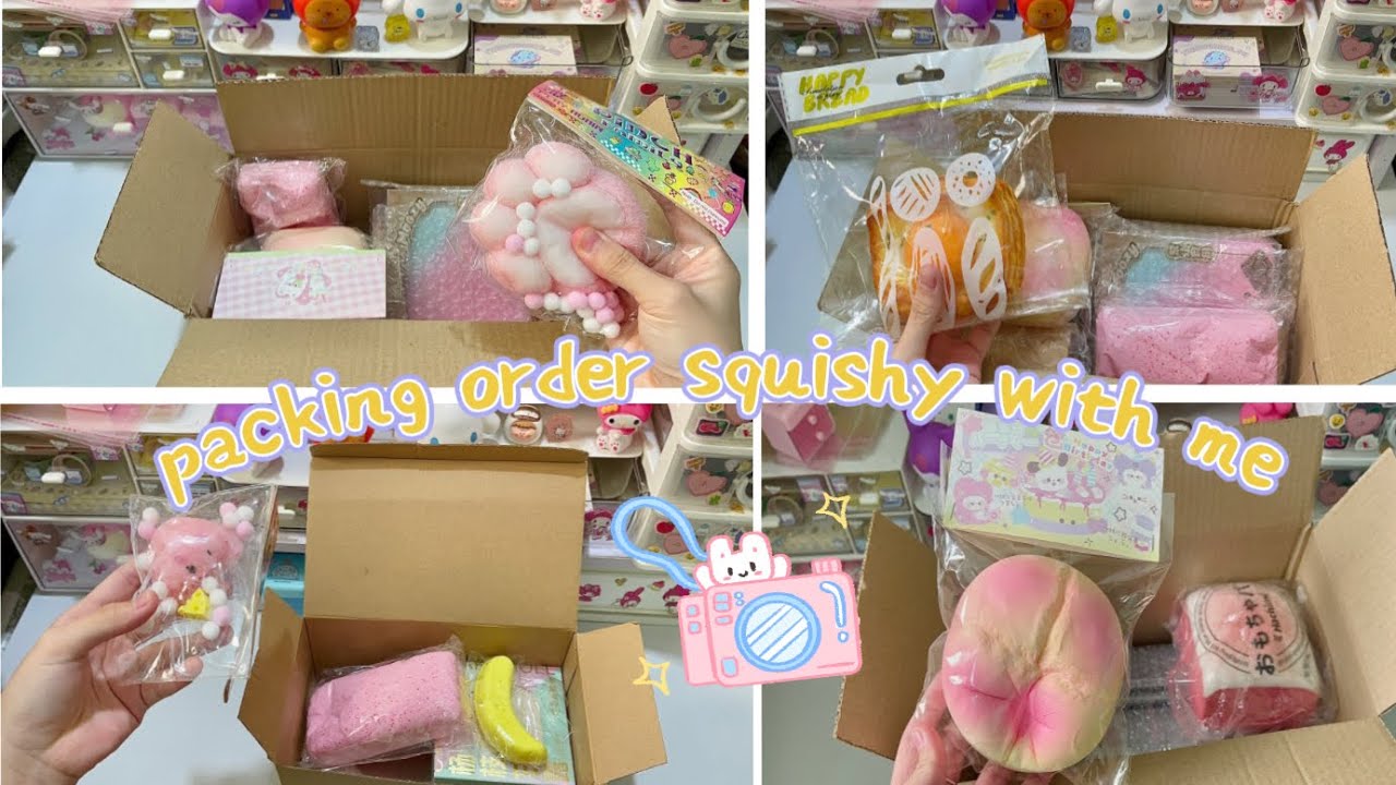 GÓI BƯU PHẨM SQUISHY CHO KHÁCH TRONG ĐỢT HÀNG MỚI VỀ SIU XINH#goihang #squishy