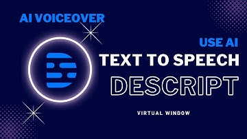 How to convert text to speech using descript?