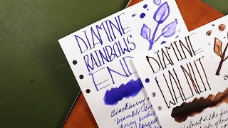 Plotter Ink Journal Diamine Rainbows End & Walnut