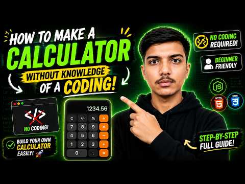 🧮 Build a Calculator Without Coding! 🤯 | Create a Calculator Using AI in Minutes