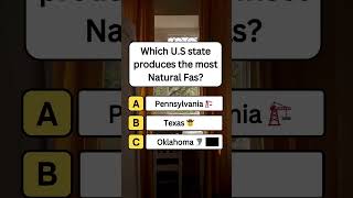 Which U.S State Produces the most Gas? #shorts #usa #quiz