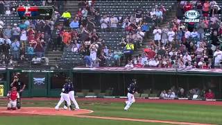 2013/04/30 Santana's two-run homer