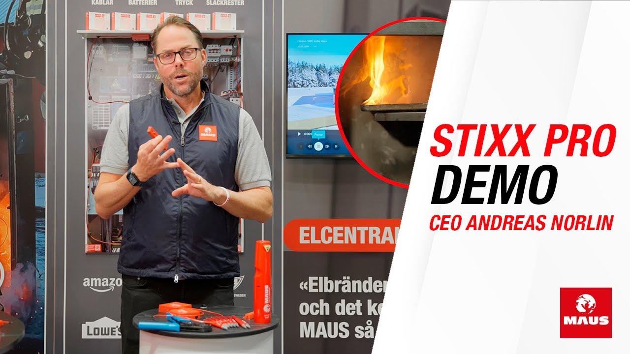 MAUS Stixx PRO Series: The automatic and passive fire extinguisher for electrical enclosures