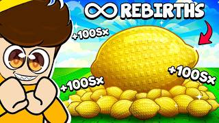 NOOB TO MAX REBIRTH IN ROBLOX SELL LEMONS! PART6