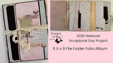 How To Make A Simple File Folder Folio Album