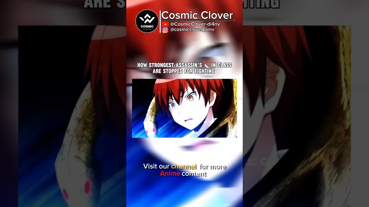 how strongest Assassin's in the class are stopped for fighting #anime #edit #amv #ytshort