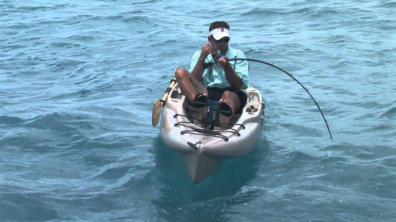 hd 1080p kayak fishing extreme - catching grouper.mov