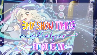 Aikatsu! My Show Time! Full   Lyrics Rin Kurosawa
