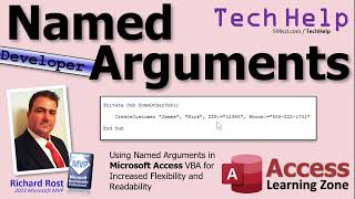 Using Named Arguments in Microsoft Access VBA for Increased Flexibility and Readability