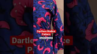 No Darts Dress Pattern -