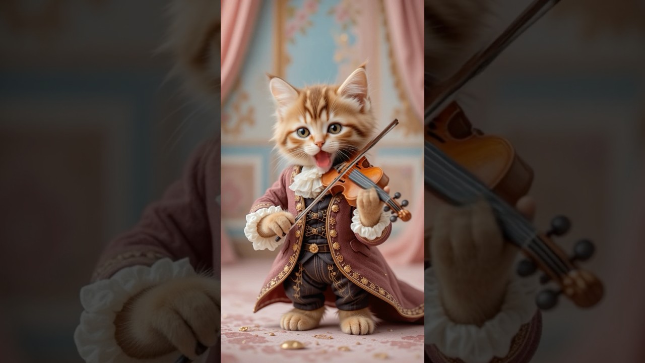 Котенок ПОЁТ♥️🌹❤️‍🔥 