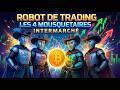 Trading Bitcoin avec la stratégie des 4 Mousquetaires / Intermarché (Expérience #5)