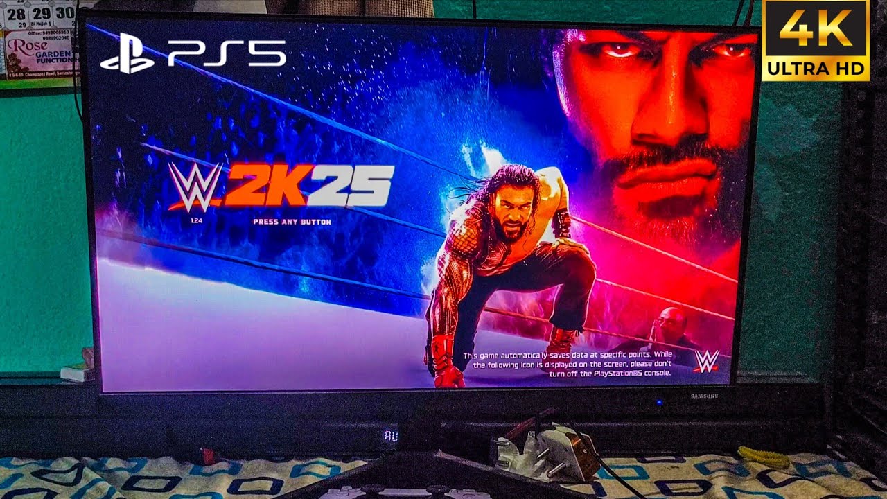 WWE2K25 4K HDR GAMEPLAY | PS5 PLUS | PS 5 PLUS GAMES | PS5 4K60 